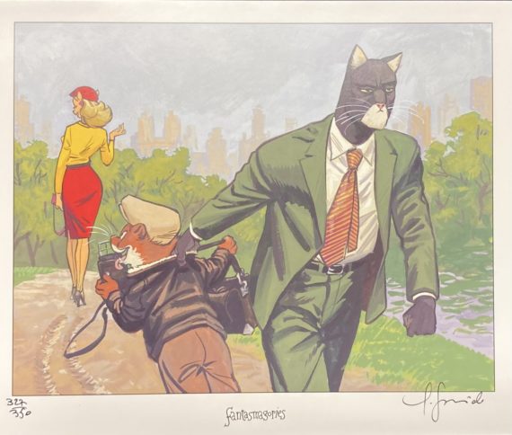 Guarnido & Canales - Blacksad N° 3 "Âme rouge" + Ex libris (2005)