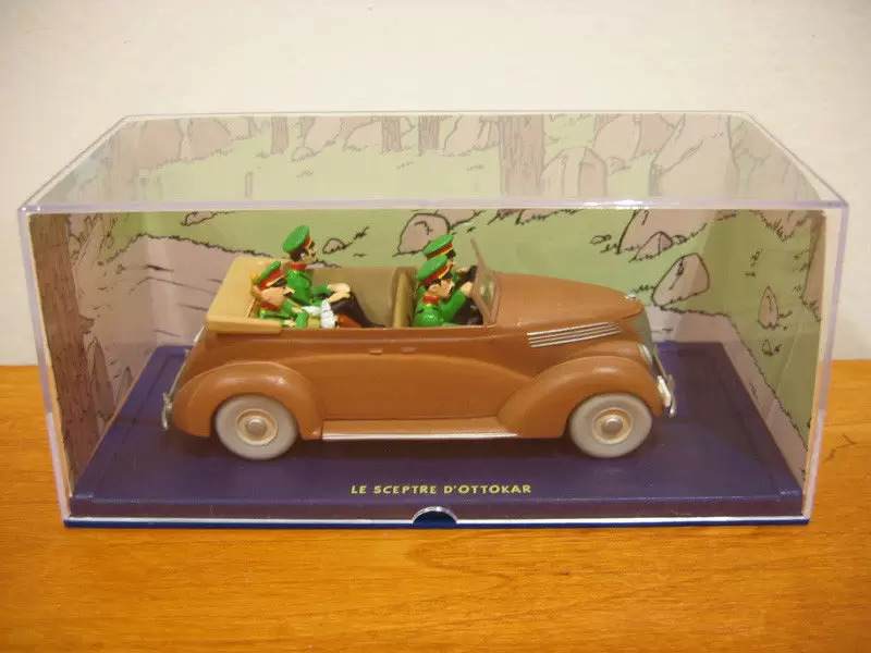ATLAS TINTIN CAR #69 FORD Club Cabriolet V8-78 1937 King Ottokar's Scepter MiB