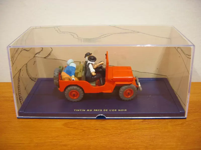 Les véhicules de Tintin au 1/24, La voiture des agents de bordures,  L'Affaire Tournesol: Figurines BD chez Tintinimaginatio