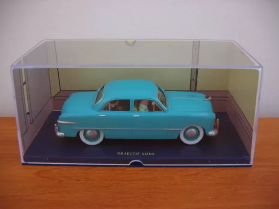 Hergé Tintin - La Ford Custom "Objectif lune" - Atlas 1/43e (2005)