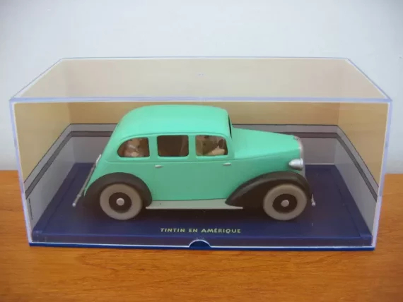 Hergé Tintin - La Graham Six des faux policiers "Tintin en Amérique" - Atlas 1/43e (2006)