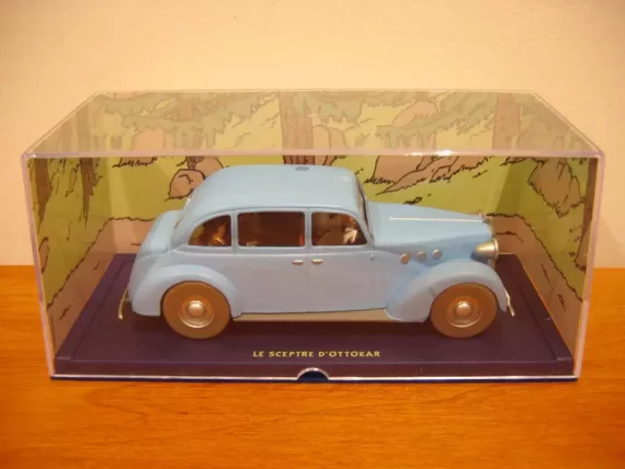 Hergé Tintin - La voiture de Bianca Castafiore "Le Sceptre d'Ottokar" - Atlas 1/43e (2004)