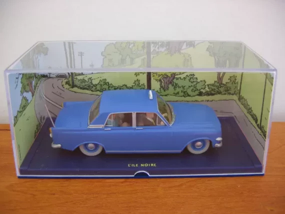 Hergé Tintin - Le taxi Ford Zephyr "L'Île Noire" - Atlas 1/43e (2005)