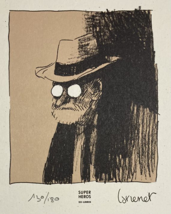 Manu Larcenet - Sigmund Freud "Le temps de chien" + Ex libris (2002)