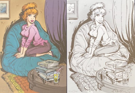 Walthéry - Natacha 2 ex libris