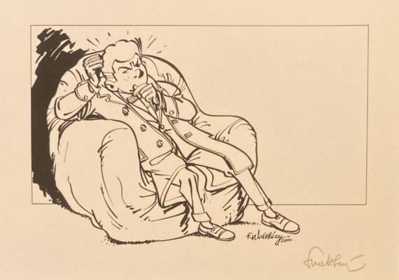 Walthéry - Hommage à Tillieux ex libris