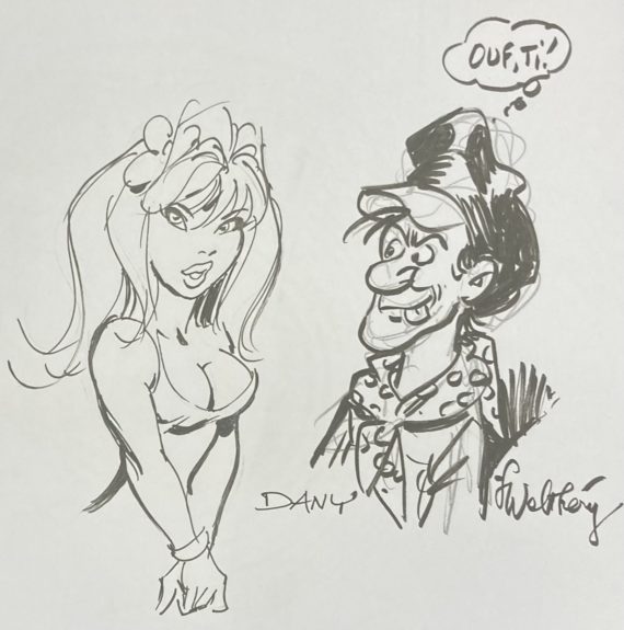 Dédicace Dany & Walthéry - Tchantchès "Histoires de rire" (2022)