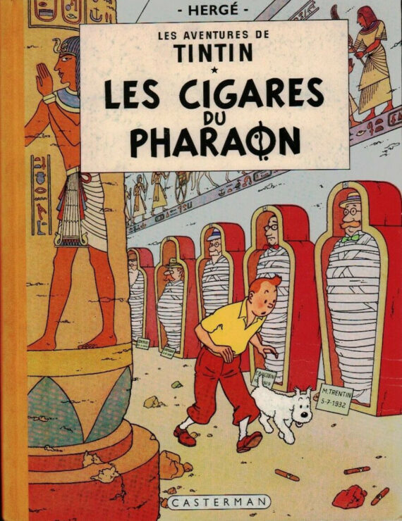 Hergé - Tintin les cigares du Pharaon EO couleurs B14 (1955)