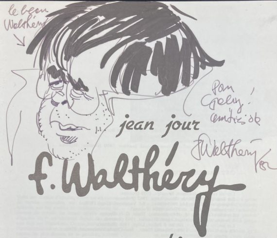 Jean Jour - F. Walthéry "Monographie de la bande dessinée" + Dédicace (1981)