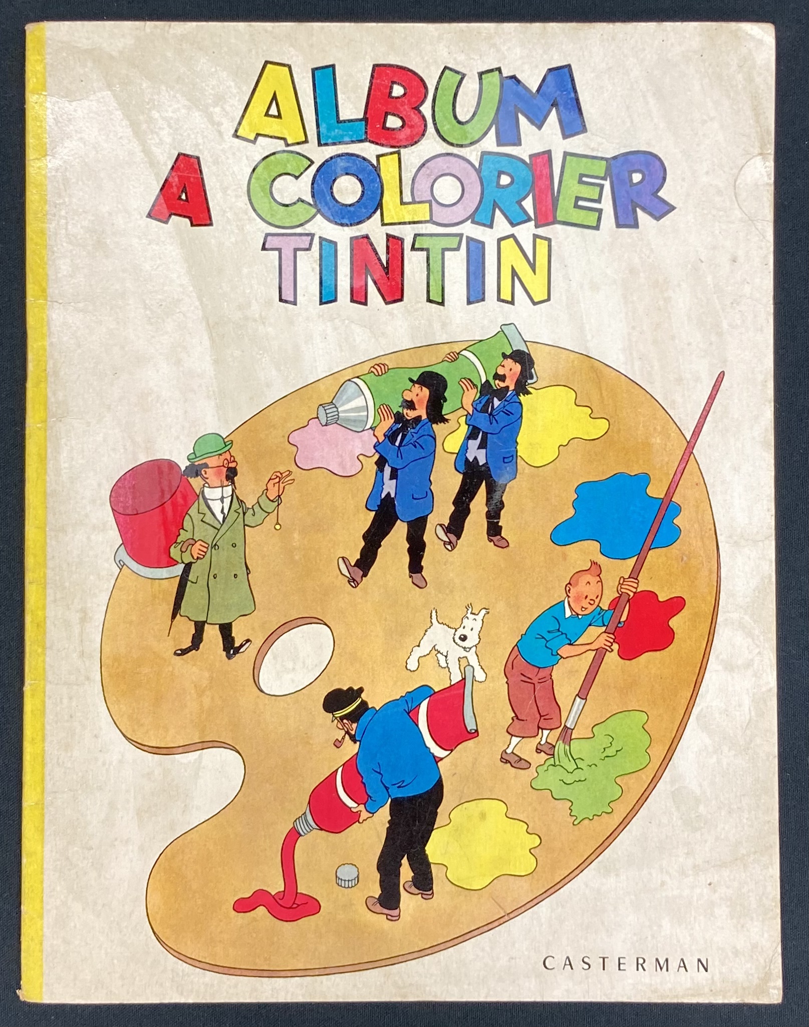 Papeterie Moulinsart Tintin - Livre album à colorier Tintin et les