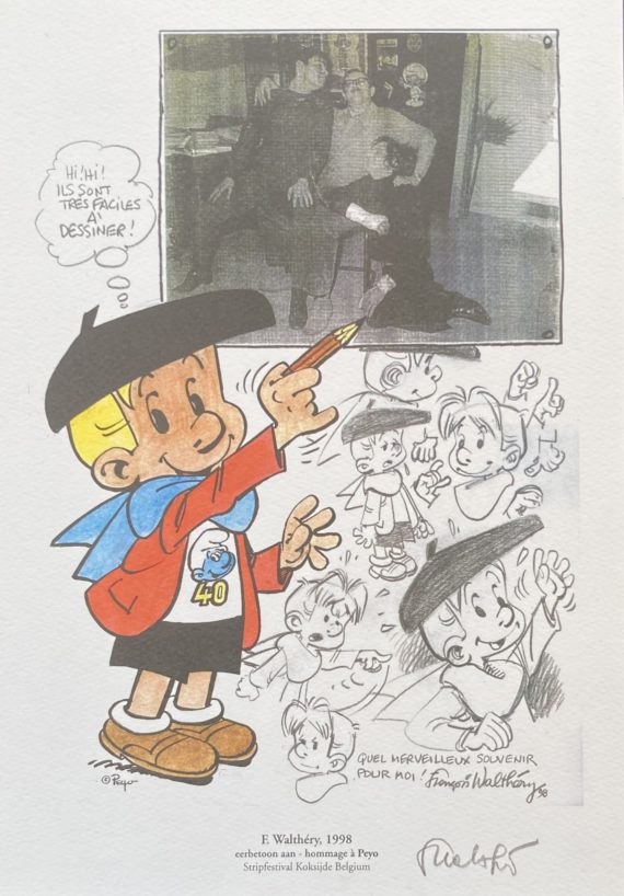 Walthéry - Benoit Brisefer ex libris