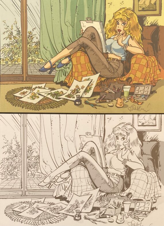 Walthéry - Rubine 2 ex libris