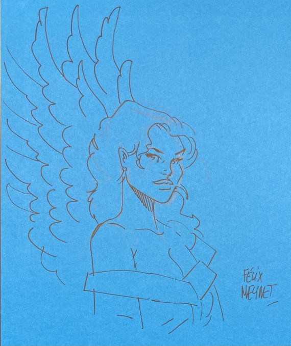 Félix Meynet - Ailes et Belles N° 2 Portfolio dédicacé (2011)