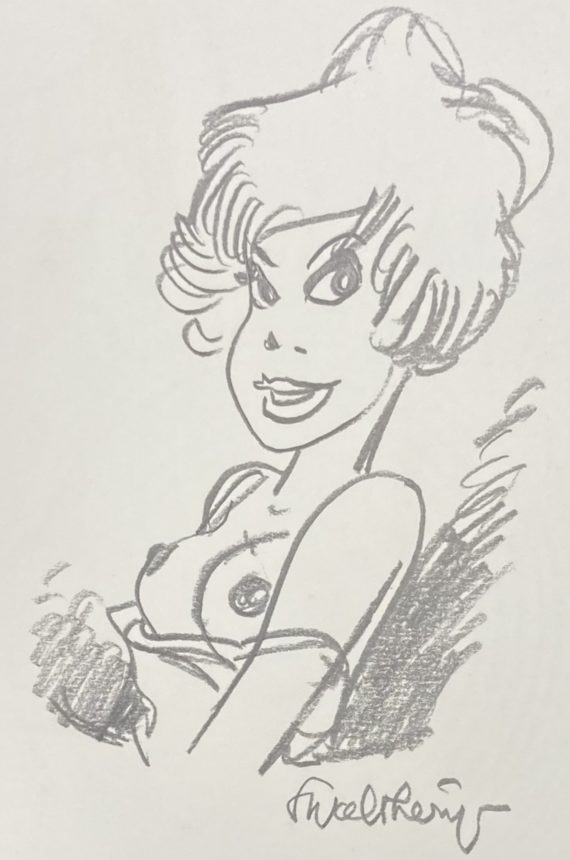 Walthéry - Dédicace Portfolio - Natacha Dance with me ! (2011)