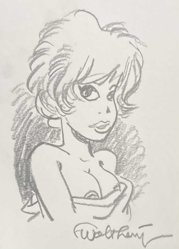 Walthéry - Dédicace Portfolio - Natacha Dance with me ! (2011)