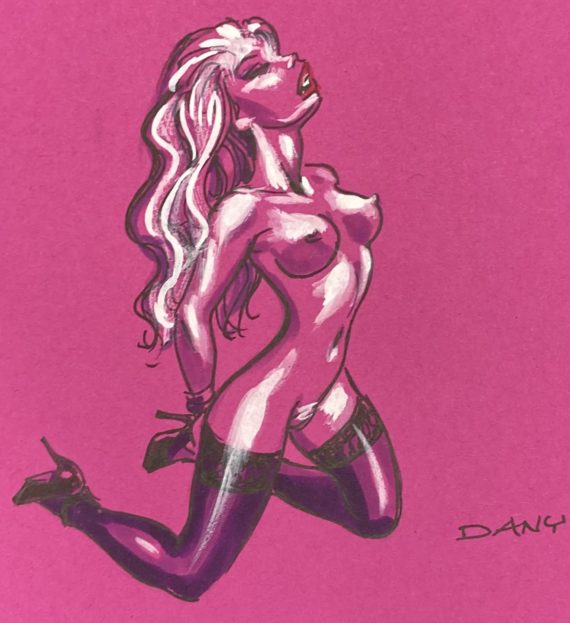 Dany - Dédicace Portfolio Colombe BDSM (2022)