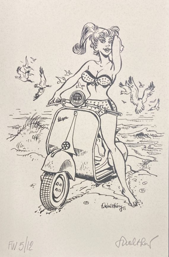 Walthéry - Natacha ex libris