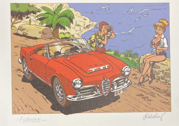 Walthéry & Delvaux - Natacha ex libris