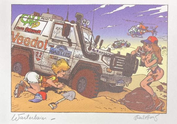 Walthéry & Wasterlain - Jeanette Pointu ex libris