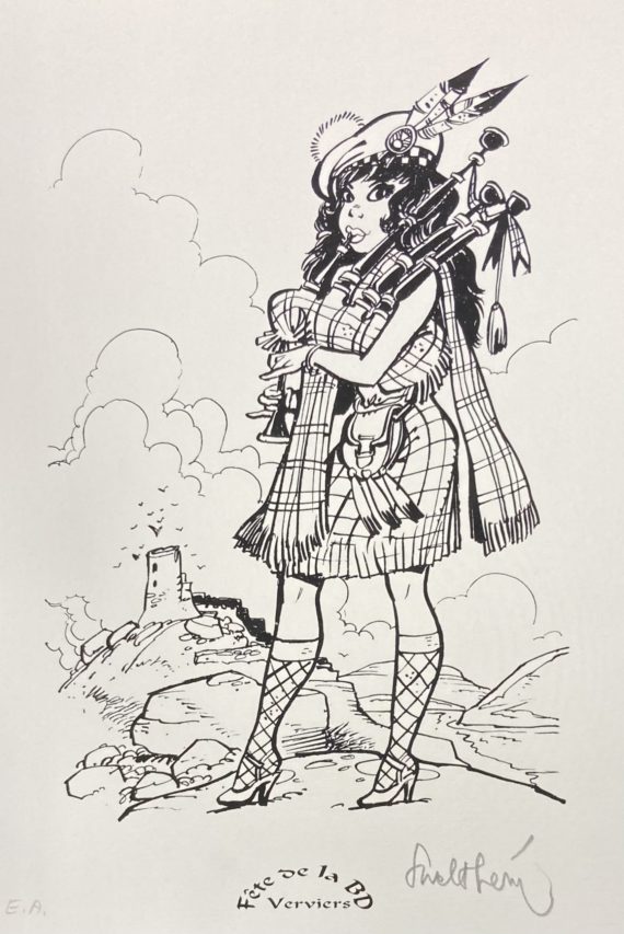 Walthéry - Natacha ex libris