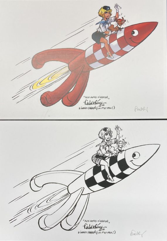 Walthéry - Natacha 2 ex libris