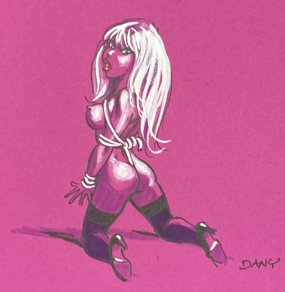 Dany - Dédicace Portfolio Colombe BDSM (2022)