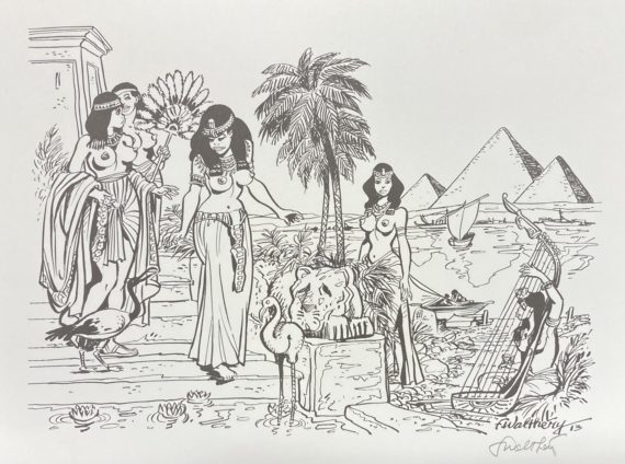 Walthéry - Offset Hommage à Jacques Martin