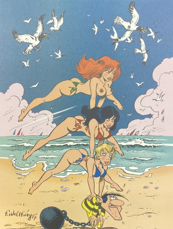 Walthéry - Offset Hommage à Morris