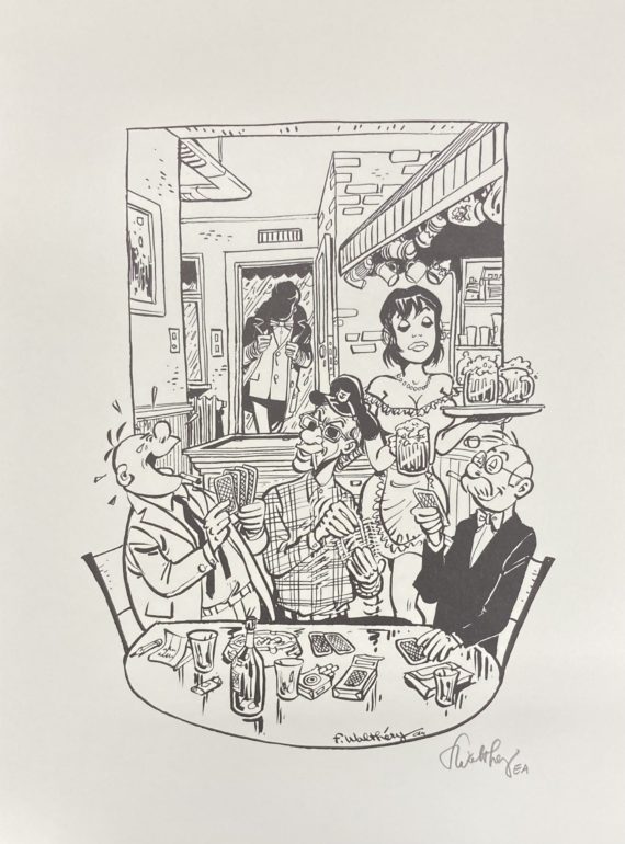 Walthéry – Tiré à part Gil Jourdan - Golden Creek