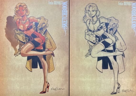 Meynet - 2 ex libris Sketchbook N° 259