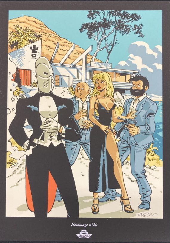 Meynet - ex libris sérigraphie Durango Hommage N° 20 N° 291