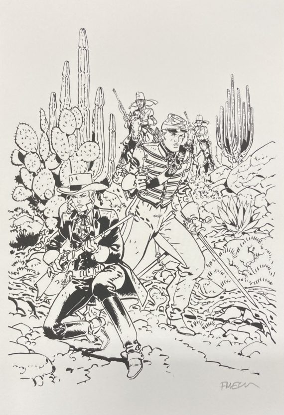 Meynet - ex libris sérigraphie Durango N° 302