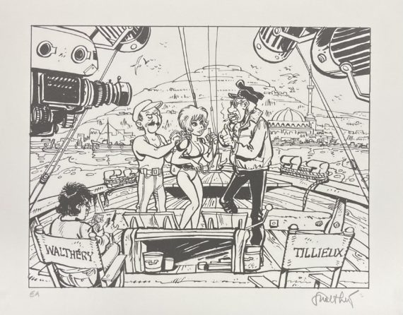 Walthéry - Sérigraphie Natacha Le 13e apôtre