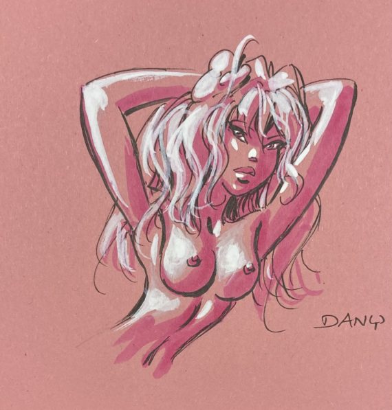 Dany - Dédicace Artbook - Tirage de tête version prune (2023)