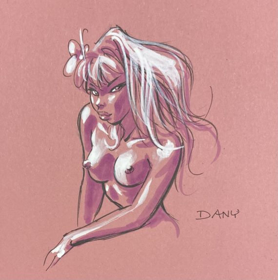 Dany - Dédicace Artbook - Tirage de tête version prune (2023)