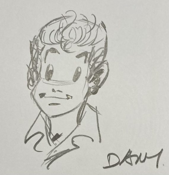 Dany - Dédicace Les aventuriers du rail - Tirage limité (2020)