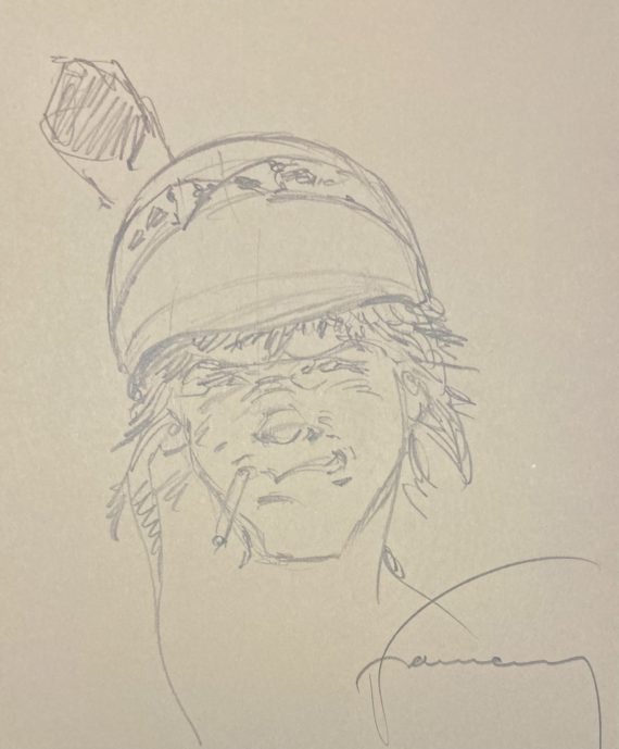 Hermann - Dédicace Portfolio n° 2 - Tiré à 50 exemplaires (2015)