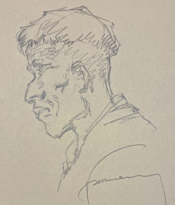 Hermann - Dédicace Portfolio n° 2 - Tiré à 50 exemplaires (2015)