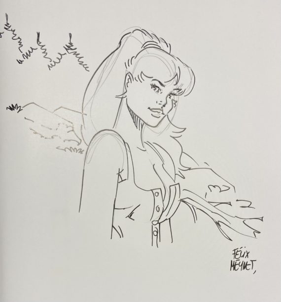 Félix Meynet - Dédicace / Fanfoué "Le reblochon qui tue" Tirage de tête (2009)