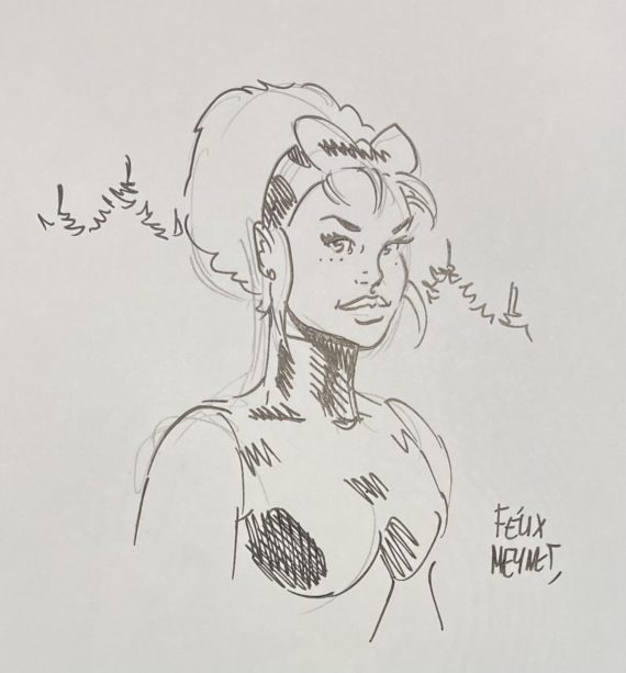 Meynet & Roman - Dédicace / Double M N° 6 "Le chamois blanc" (1999)