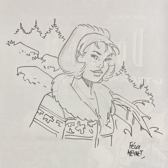 Meynet & Roman - Dédicace / Double M N° 1 "Le trésor des Chartreux" (1992)