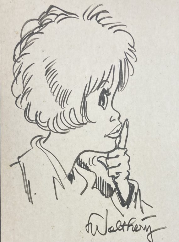 Walthéry - Dédicace Natacha N° 6 "Le treizième apôtre" (1978)