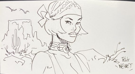 Meynet - Fanfoué à l'oeust des Pnottas - Dédicacé (2001)