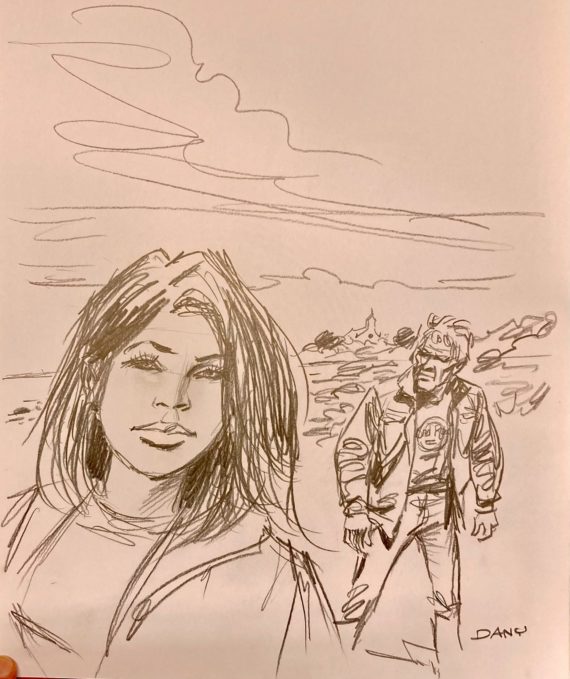 Dany & Lapière - Dédicace Un homme qui passe Tome 1 & 2 - Tirage de tête (2020) 2