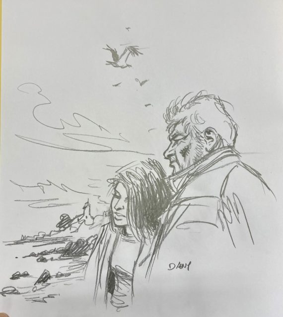 Dany & Lapière - Dédicace Un homme qui passe Tome 1 & 2 - Tirage de tête (2020) 3