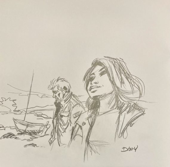 Dany & Lapière - Dédicace Un homme qui passe Tome 1 & 2 - Tirage de tête (2020) 5