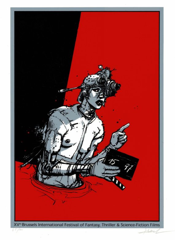 Bilal - Sérigraphie du 15e Festival internatinal du film fantastique de Bruxelles (1997)