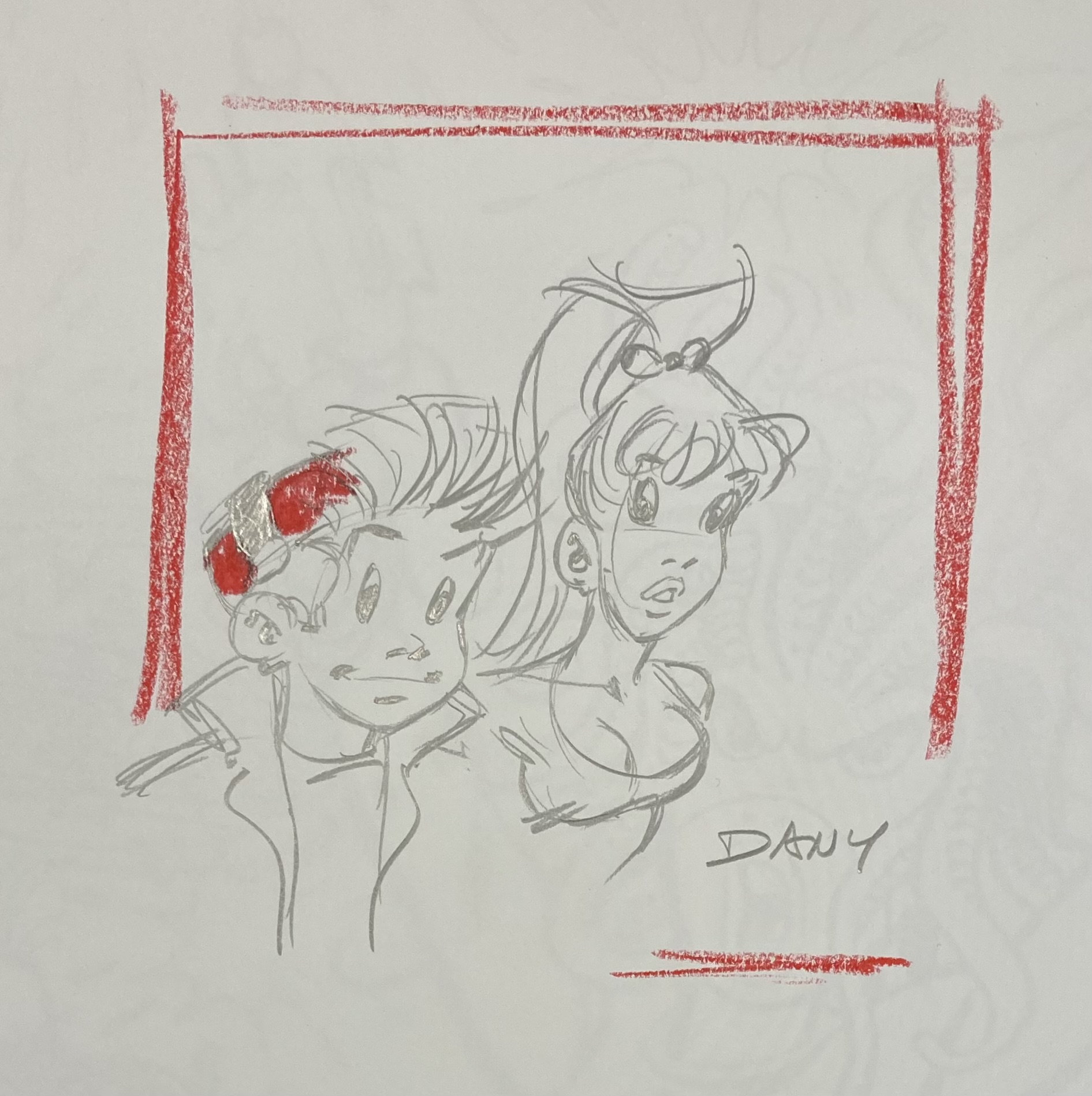 Dany & Yann – Dédicace / Spirou et la gorgone bleue – Tirage de tête (2023)