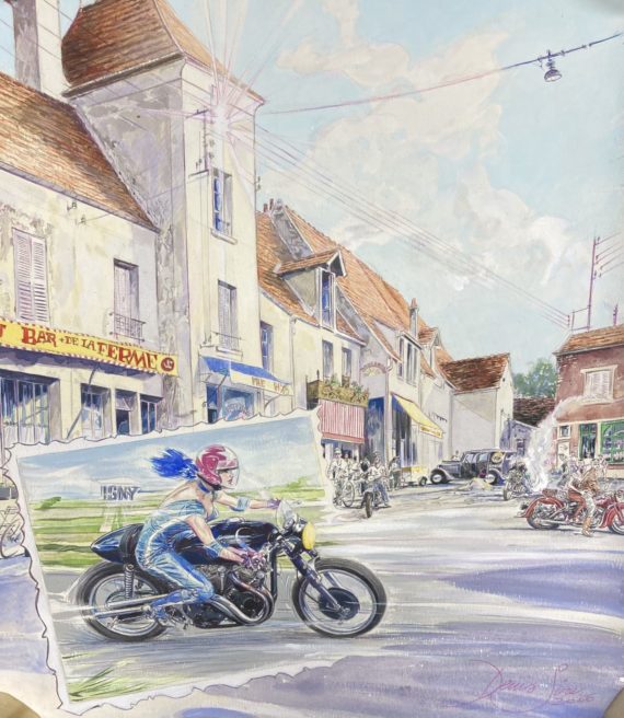 Denis Sire - Dessin original couleurs (2006)