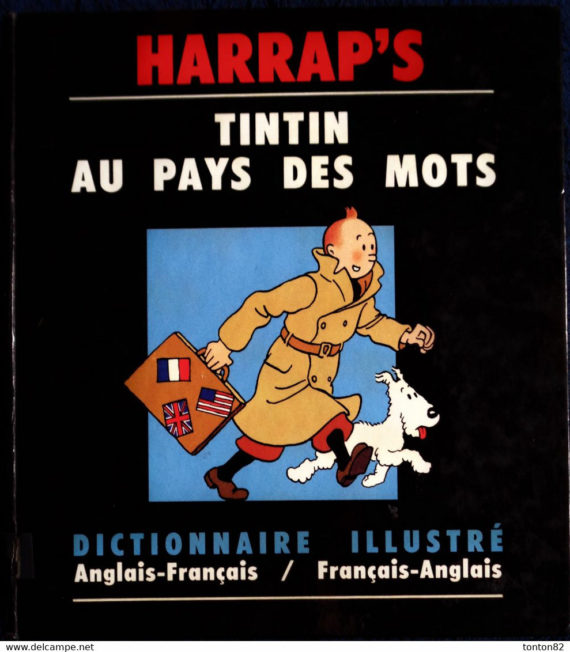 Hergé - Harrap's - Tintin au pays des mots Anglais-français (1992)